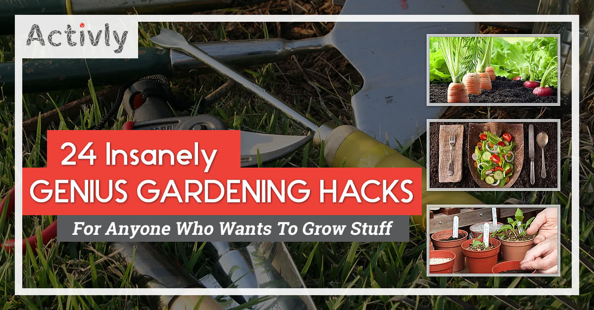 genius gardening hacks